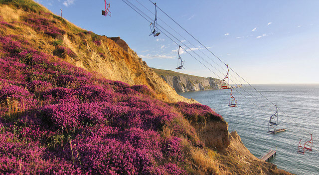 Aum Bay Chairlift - Isle of Wight - Educational School Trips